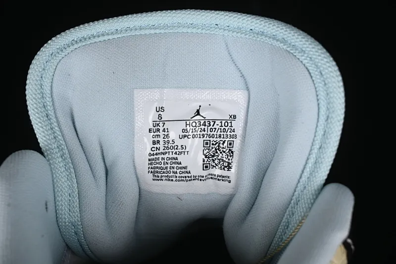 All categories Air Jordan Jordan series basketball shoes Air Jordan 1 Low G version pure original Air Jordan 1 Low "Coconut Milk Black" AJ1 Joe 1 island style low-top cultural basketball shoes HQ3437-101